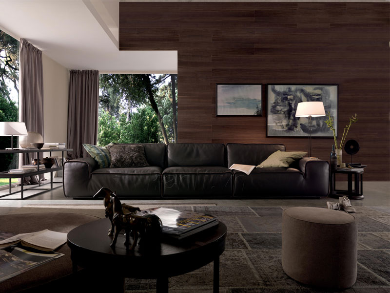 5 sai lầm nên tránh khi mua sofa phòng khách 3 Sofa da ý