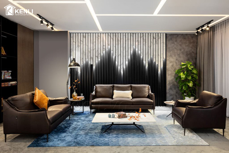 SOFA DA THẬT SIMPLE F010
