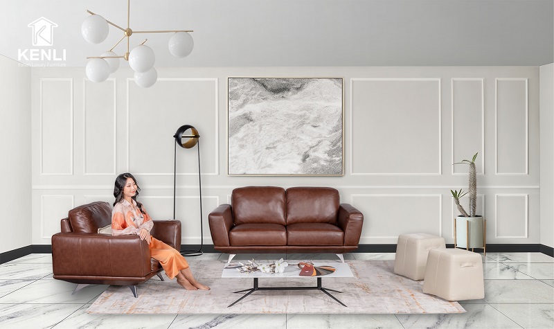 SOFA DA THẬT GEMMA F0194