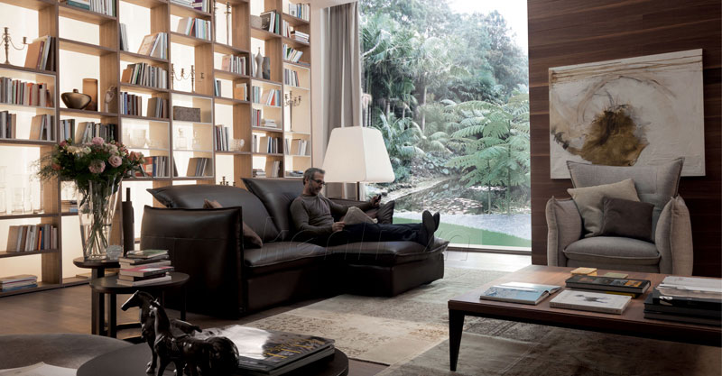 3 mẹo nhỏ khi chọn mua sofa trong mùa hè oi bức 5 bộ sofa da nâu đạm chữ L