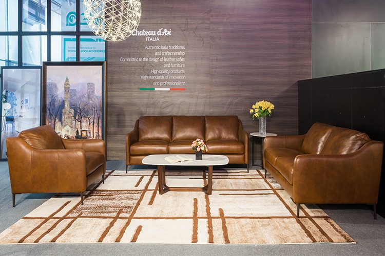 Mẫu sofa da thật nhập khẩu app mb66 cho phòng khách nhỏ 3 Sofa E130 da thật nhập khẩu app mb66