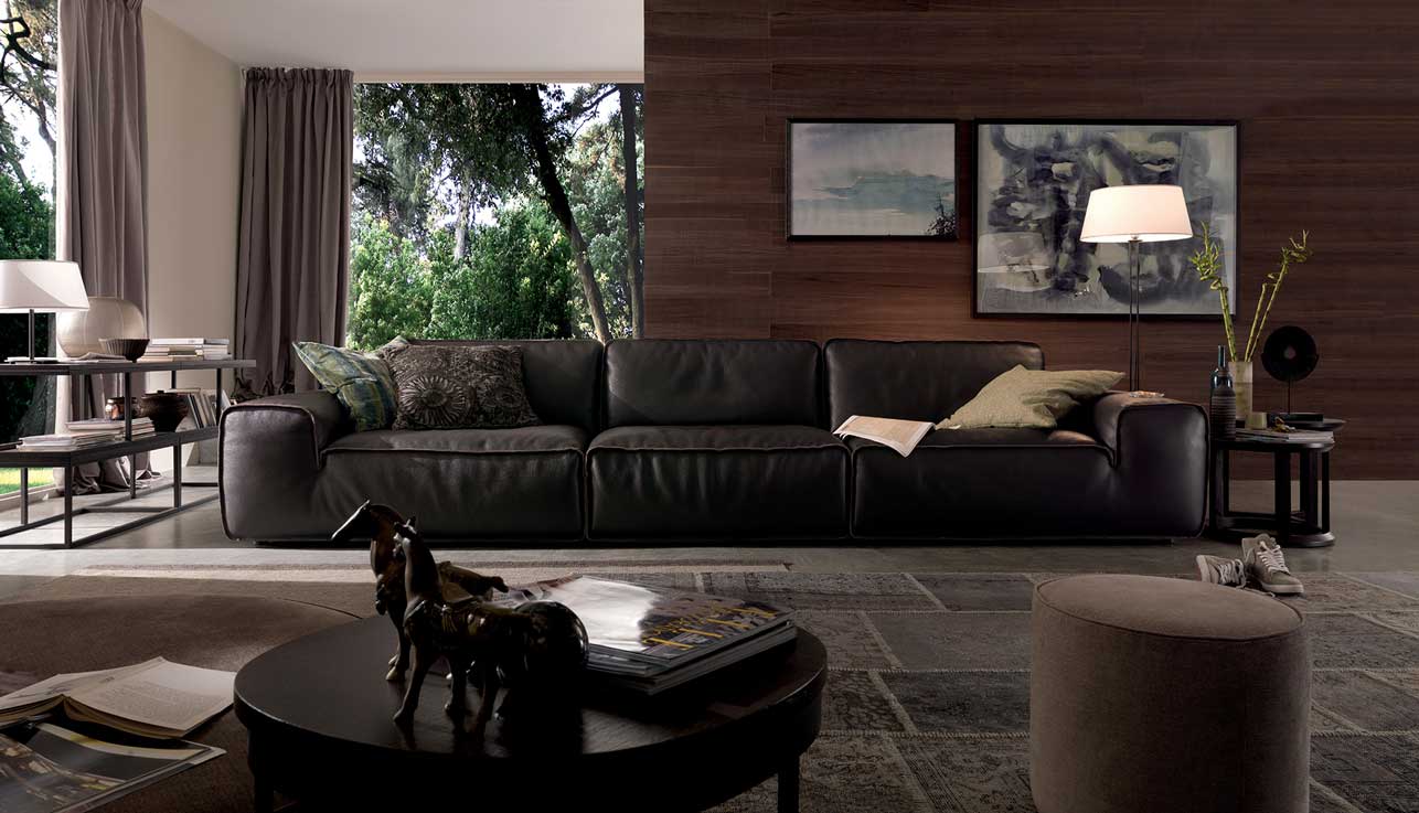 Sofa da thật của nổ hũ mb66 mb663 là số MỘT 3 Avenue - Đại lộ quyền lực đến từ mb663 C&D Italia