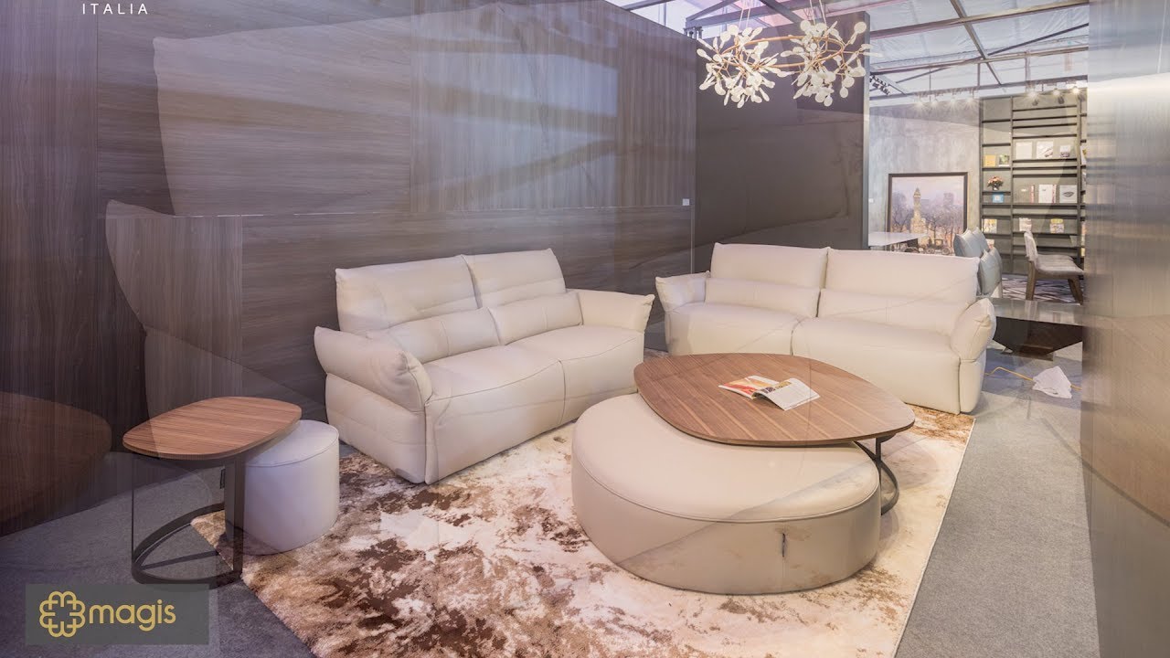 Sofa Emma - sofa da thật nhập khẩu Italia