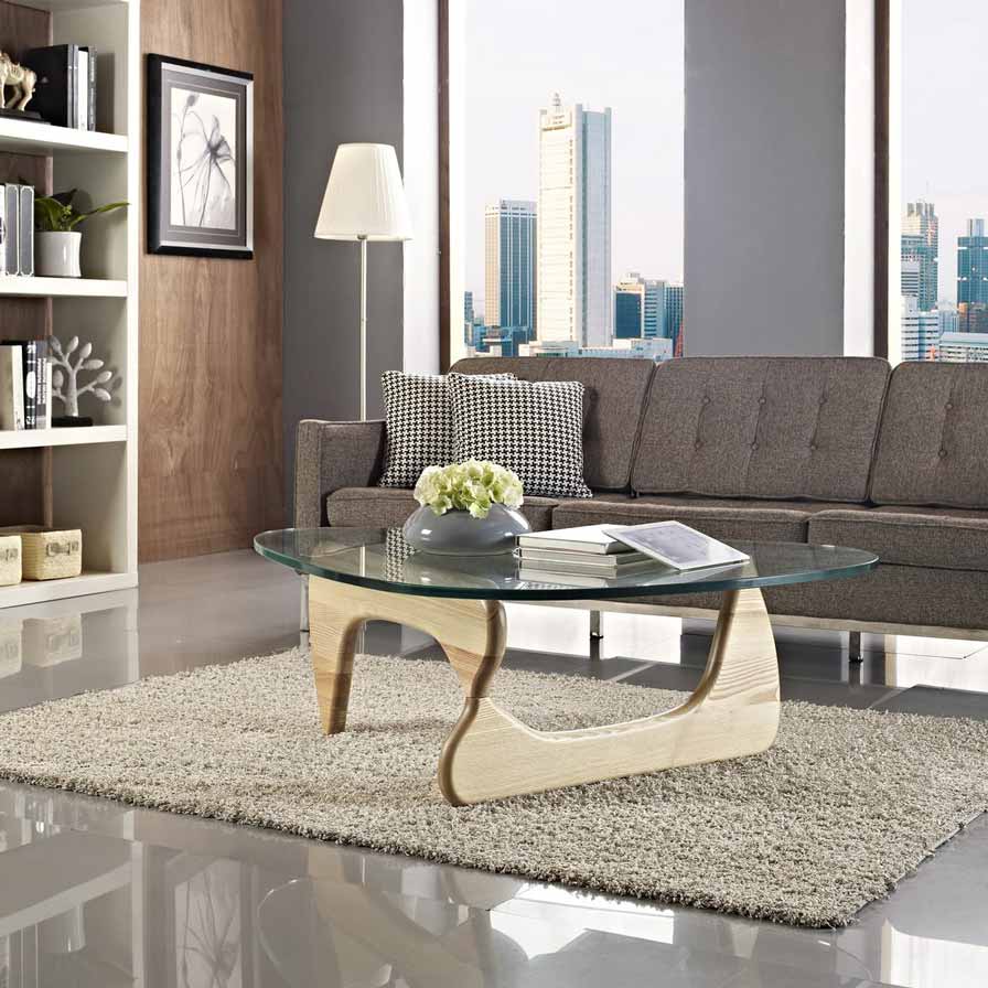 mb663 nói gì về bàn trà sofa mặt đá trong quá trình sử dụng? 1 bàn trà noguchi mặt kính