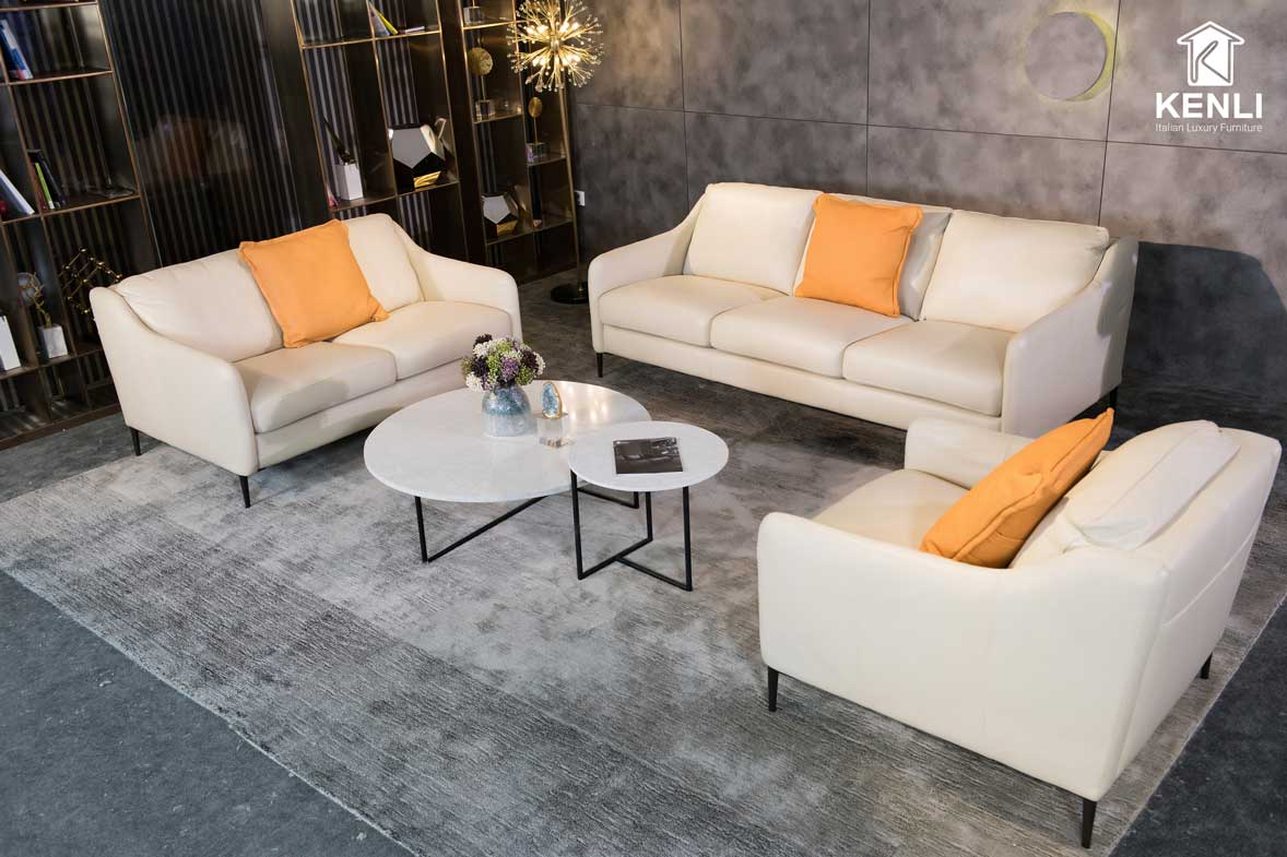 Sofa da nhập khẩu, xu hướng nổ hũ mb66 năm 2020 3 Ghế Sofa da thật nhập khẩu Italia