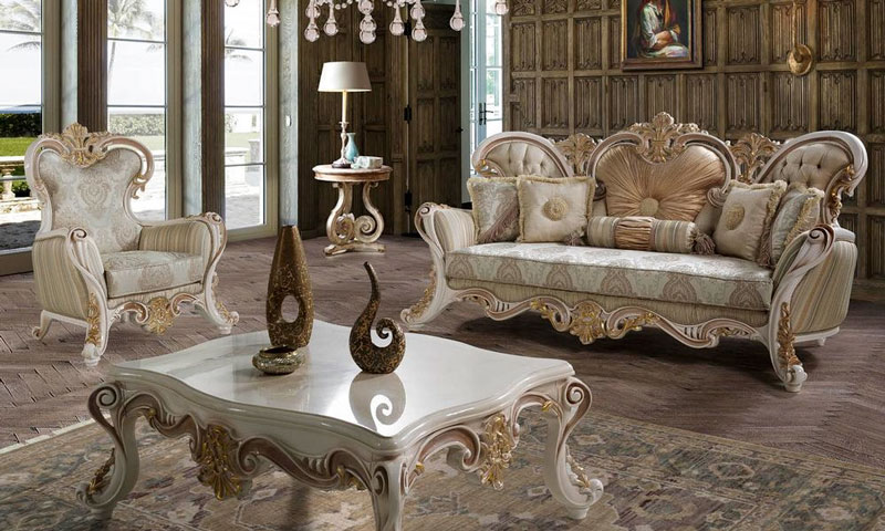 sofa cổ điển lưng cao