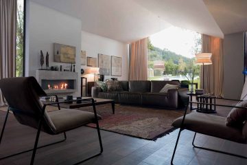 Chọn sofa da cho phòng khách hiện đại