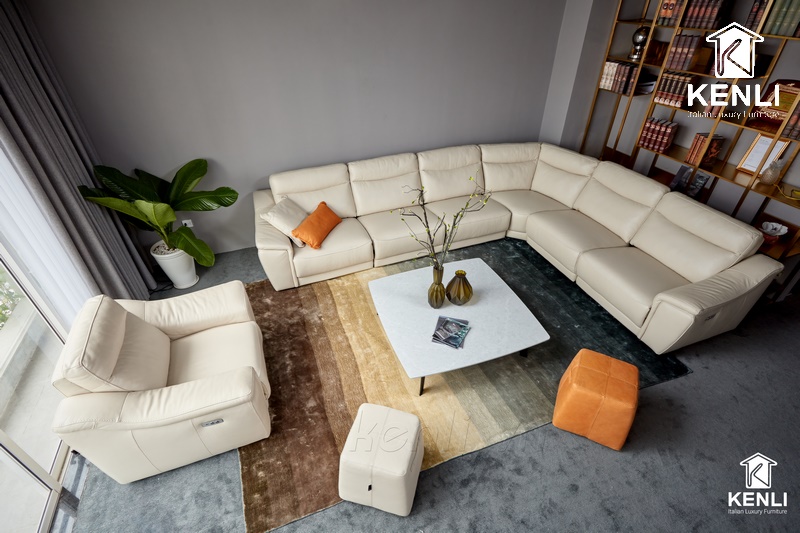 20 mẫu sofa góc đáng mua nhất năm 2021 1 Sofa góc app mb66 từ M&D