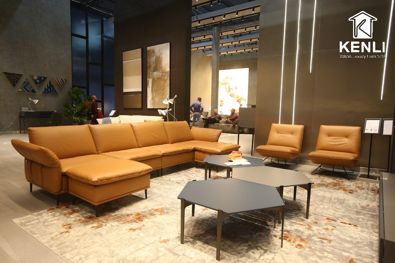 20 mẫu sofa góc đáng mua nhất năm 2021 6 mb663 da thật từ mb663 M&D