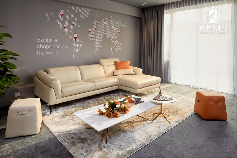 Chọn sofa da cho phòng khách hiện đại 2 Sofa da nhập khẩu Ý tại trang chủ mb66 mb663