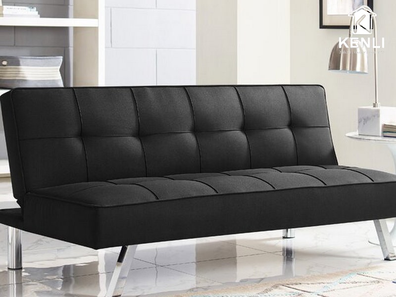 12 mẫu ghế sofa màu đen hứa hẹn gây bão trong năm 2021 9 Sofa vải màu đen 2