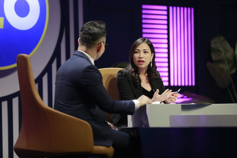 Chị Helen Lan tại chương trình CEO chìa khóa thành công