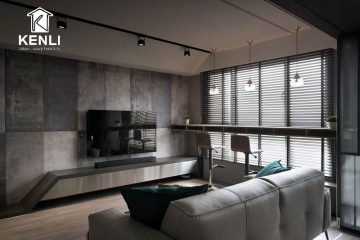Thiết kế nổ hũ mb66 chung cư ấm áp với chất liệu gỗ tự nhiên
