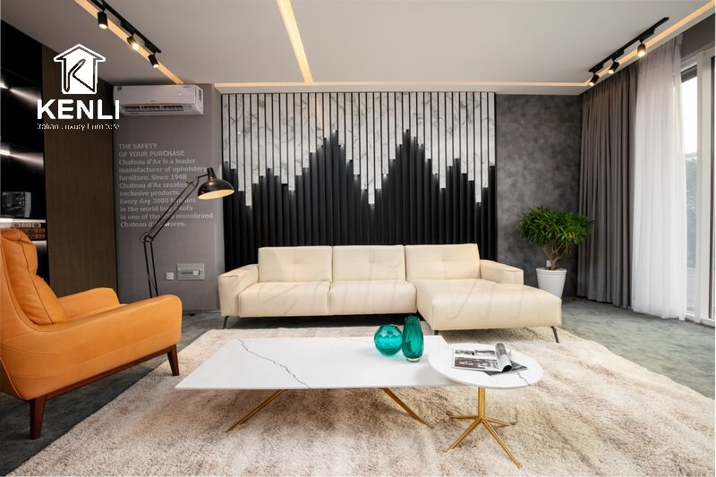 Sofa da Ý hiện đại - Tạo sự đơn giản không dễ dàng 5 Sofa M&D OLSO F002