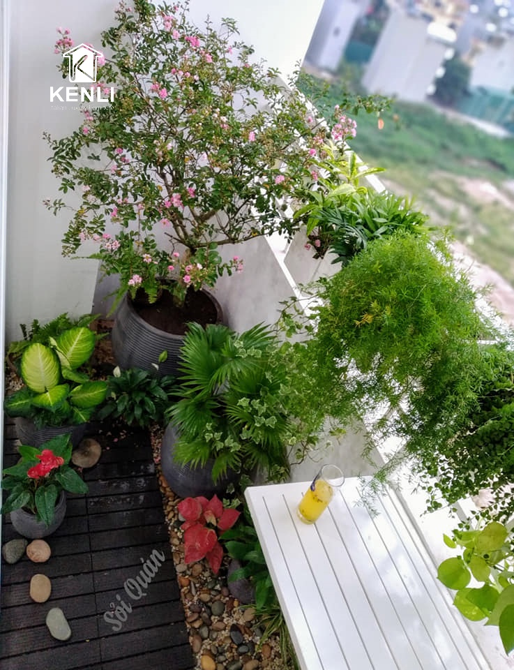 Ý tưởng trang trí ban công