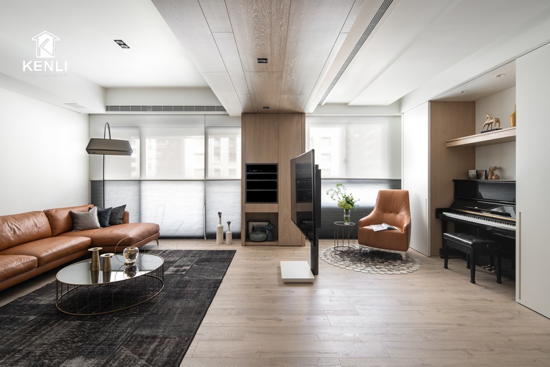 Căn hộ hiện đại ấm cúng với ghế sofa da từ Milano & Design 3 Can ho hien dai sofa MD 4
