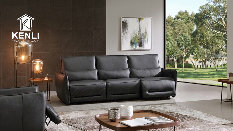 Tận hưởng cuộc sống với sofa da thật FE04 từ M&D 1 Sofa da thật FE04