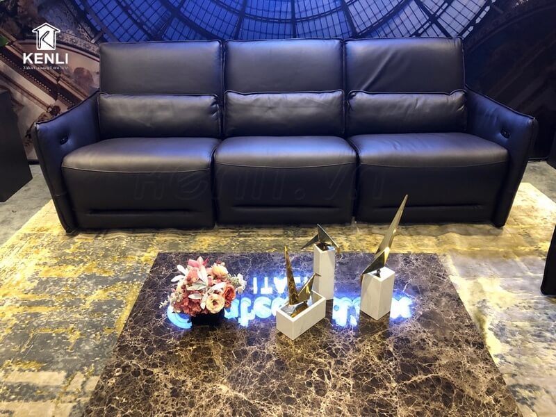 Tận hưởng cuộc sống với sofa da thật FE04 từ M&D 3 mb663 da thật nhập khẩu FE04