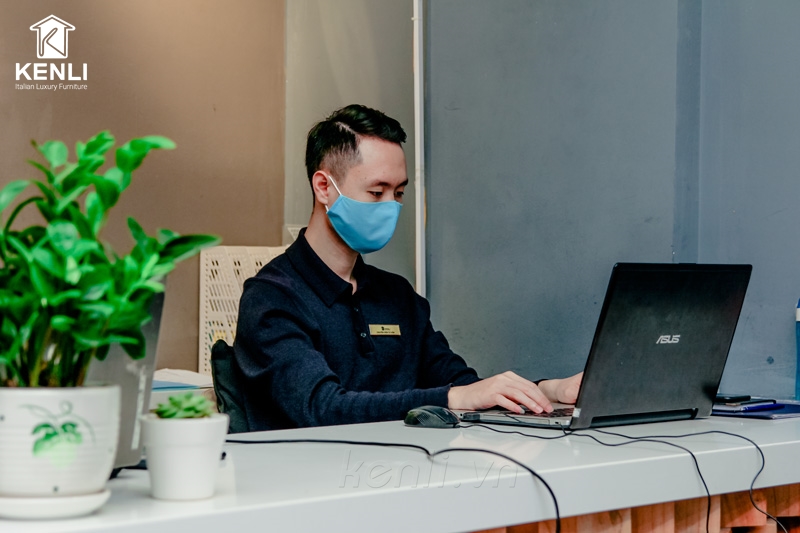 Nhân viên mb663 phòng tránh COVID-19
