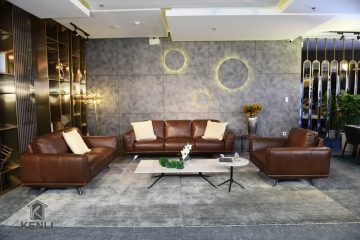 Trải nghiệm sofa da thật GEMMA (F019) từ mb663 M&D