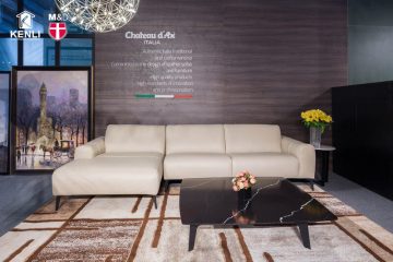 Lạc vào “chốn dịu êm ngọt ngào” với sofa da thật Sissy (E119)