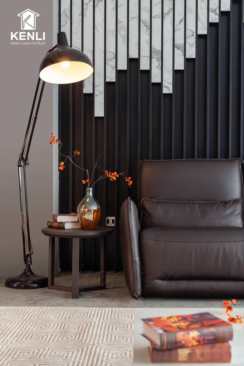 SOFA DA THẬT LEO FE046