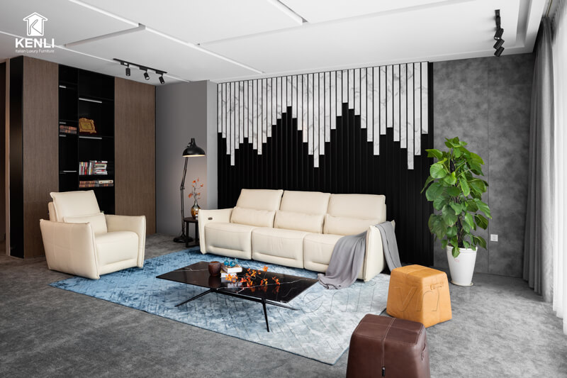 10 mẫu sofa phòng khách chung cư đẹp sang chảnh chớ bỏ qua 9 FE04 Kem 9