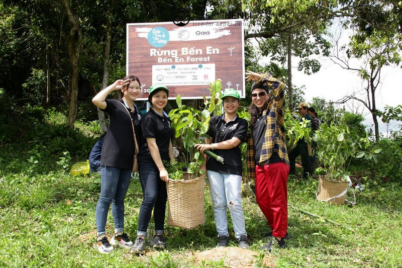 Trồng rừng Bến En 1.872 cây xanh