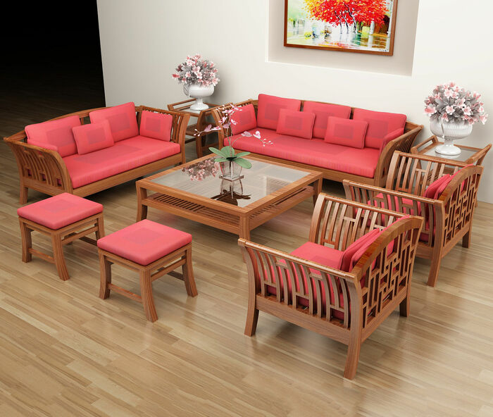 Nên Mua Sofa Hay Bàn Ghế Gỗ Cho Phòng Khách? 2 trang chủ mb66 gỗ phòng khách đơn giản thường phù hợp với những không gian cổ