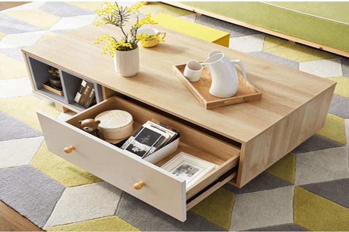 Một mẫu bàn trà đơn giản, ấn tượng dành cho người cao tuổi