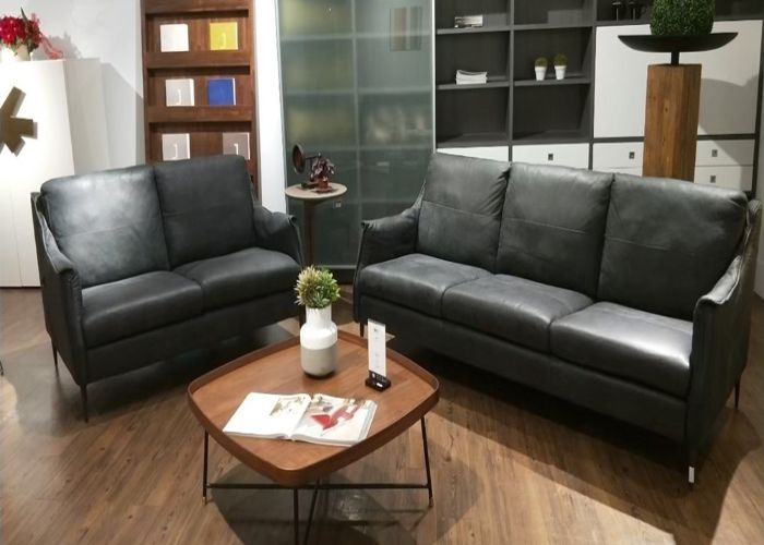 Bộ Sofa mb66 casino tối giản màu đen