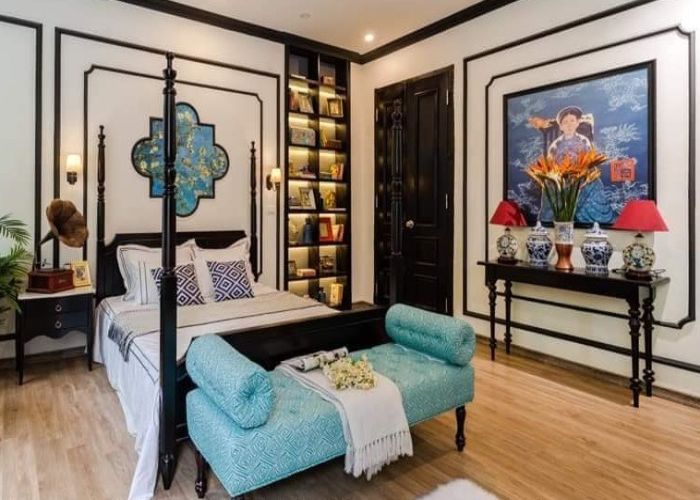 10 Mẫu Sofa Phong Cách Indochina Đong Đầy Bản Sắc 8 Mẫu Sofa nằm kết hợp giường ngủ