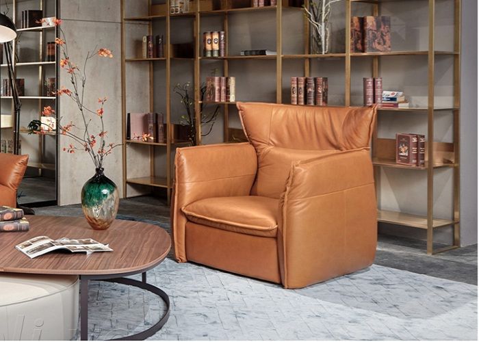 Mẫu sofa đơn mb66 casino Rustic phòng đọc sách