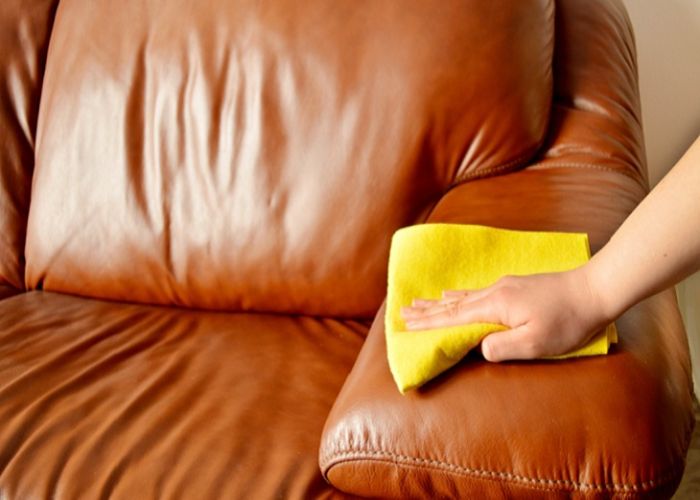 Sofa da bị dính mực phải làm sao để nhanh hết? 2 Thường xuyên lau chùi Sofa hàng ngày