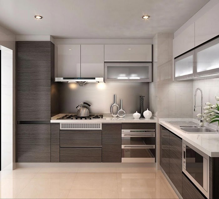 Căn bếp hiện đại, tiết kiệm không gian