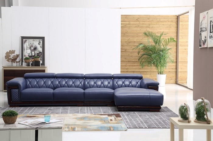 Dùng sofa xanh than tươi mát cho trang trí nổ hũ mb66 gia chủ mệnh Hỏa