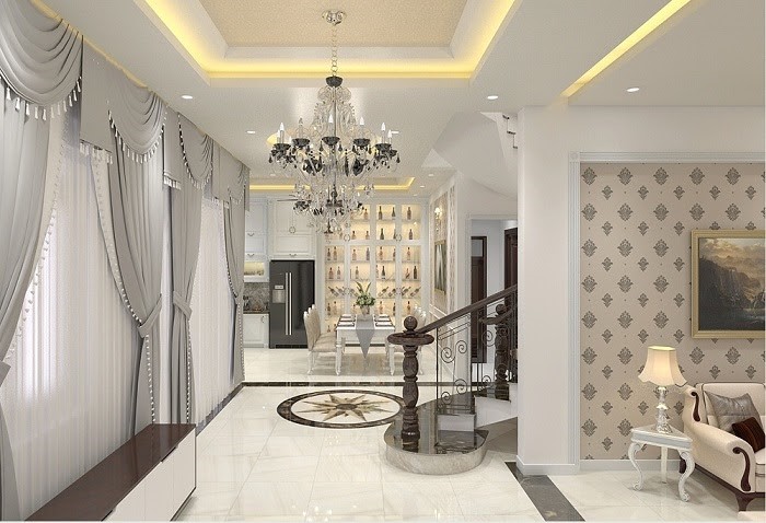 Không gian được phân chia theo tỷ lệ cân xứng