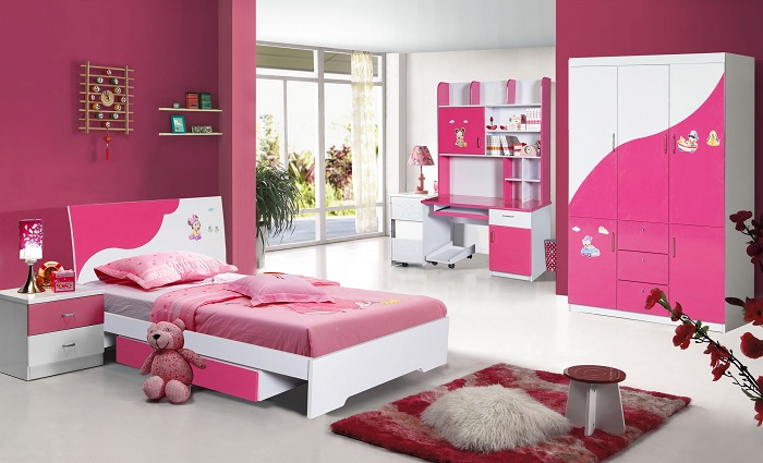 9 Mẫu Giường Ngủ Cho Bé Gái Tuyệt Đẹp 2 Thiết kế giường ngủ đơn giản dành cho bé