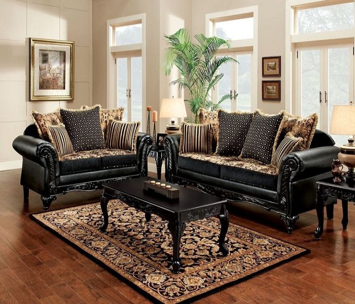 10 Mẫu Sofa Phong Cách Cổ Điển Đầy Mê Hoặc Và Quyến Rũ 9 Bộ Sofa mb66 casino cổ điển màu đen