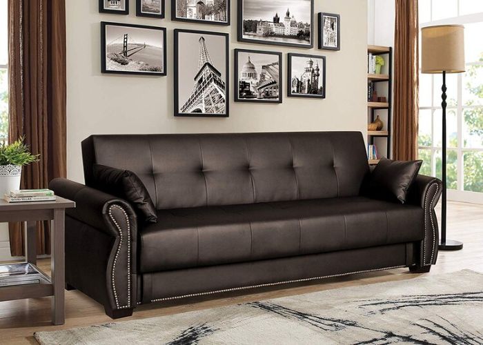 10 Mẫu Sofa Phong Cách Eco Ngập Tràn Thiên Nhiên 8 Mẫu mb66 bet mb66 casino Eco màu đen da thật