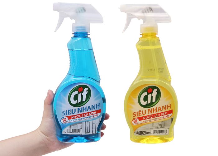 Cách Vệ Sinh Mặt Bàn Ăn Sạch Dầu Mỡ Nhanh Chóng 3 Nước lau kính hiện nay có rất nhiều loại cho bạn chọn