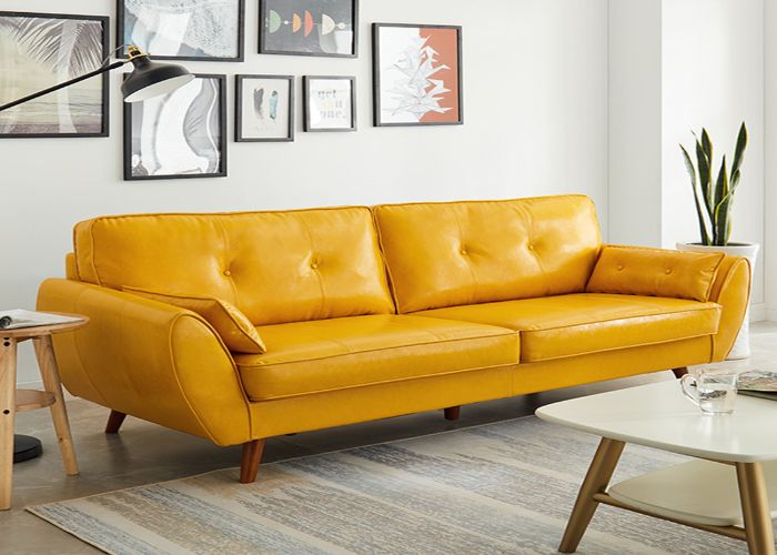 10 Mẫu Sofa Phong Cách Organic Gần Gũi Tự Nhiên 11 Sofa mb66 casino Organic màu vàng