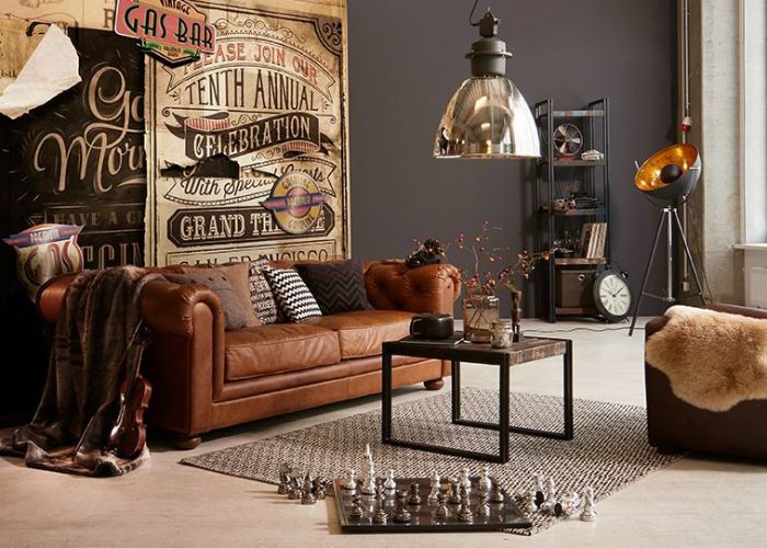 10 Mẫu Sofa Phong Cách Industrial Tràn Đầy Rắn Rỏi 2 đăng nhập mb66 đôi màu nâu
