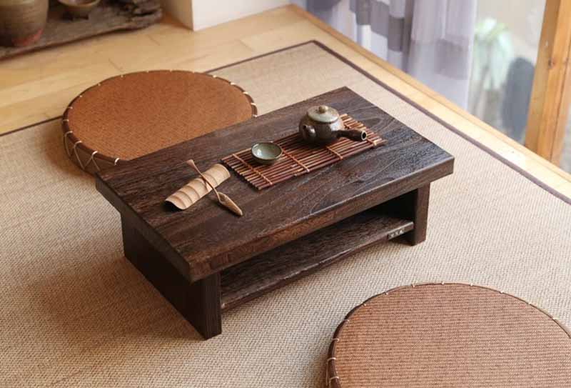 10 mẫu bàn trà Nhật