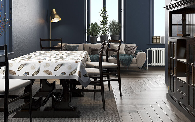 Cách Chọn Khăn Trải Bàn Ăn Ấn Tượng, Phù Hợp Với Mọi Không Gian 2 Cách chọn khăn trải bàn ăn