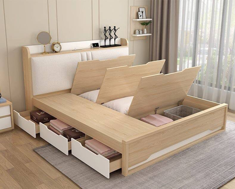 Top 10 Mẫu Giường Gỗ Đẹp Sang Trọng, Chất Lượng, Đẳng Cấp 8 10 mẫu giường gỗ đẹp sang trọng