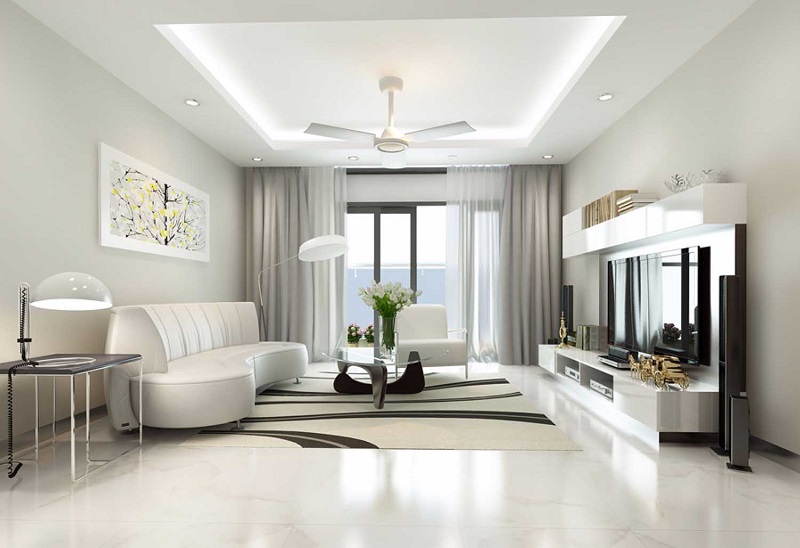 Ý tưởng phòng khách cho người mệnh Kim