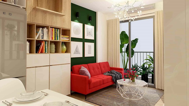 Sofa đỏ đem lại may mắn trong sự nghiệp cho người mệnh Hỏa 
