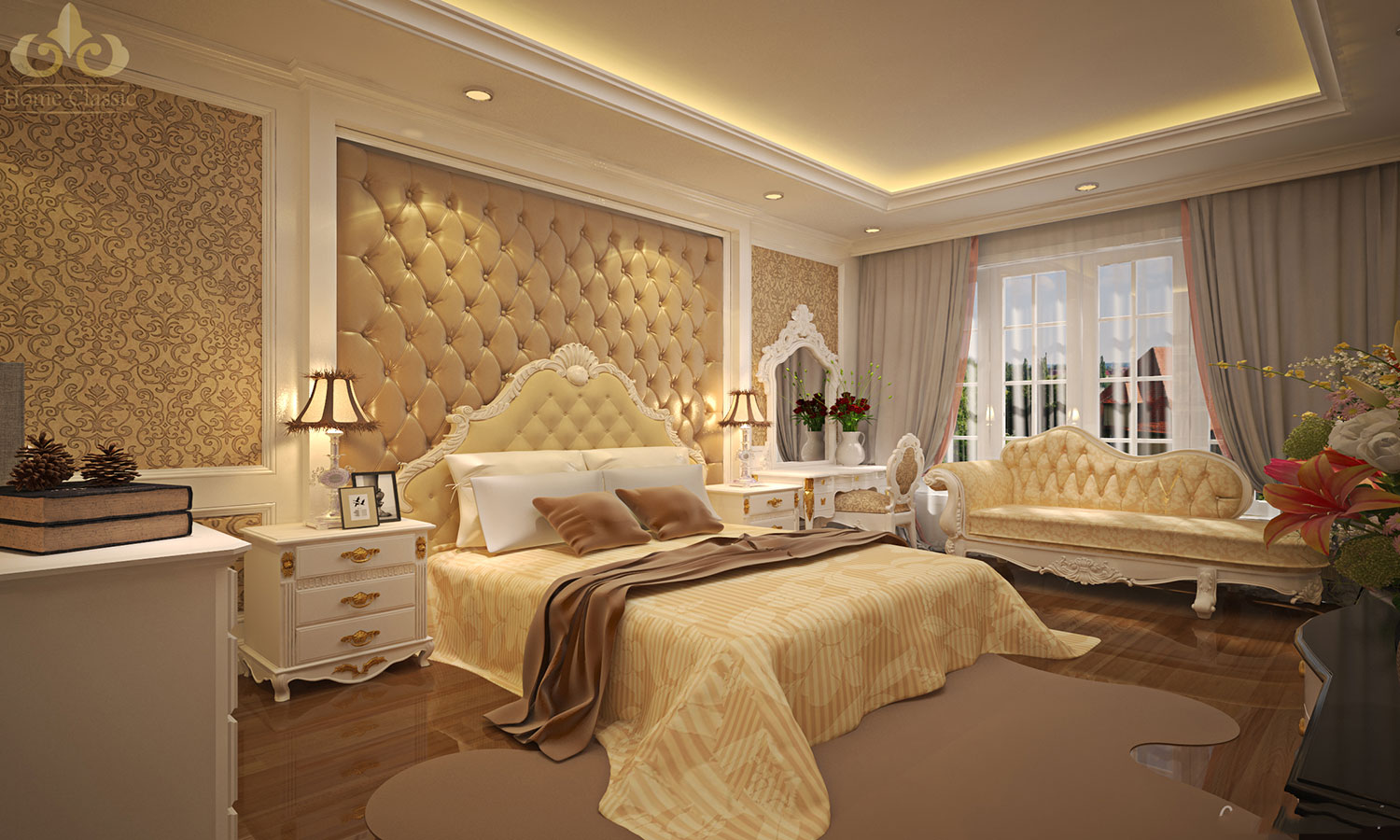 Đã Mắt Với 8 Mẫu Giường Tân Cổ Điển Vừa Hiện Đại Vừa Sang Trọng