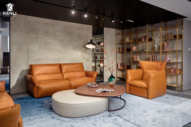 SOFA DA THẬT EMMA 966E5